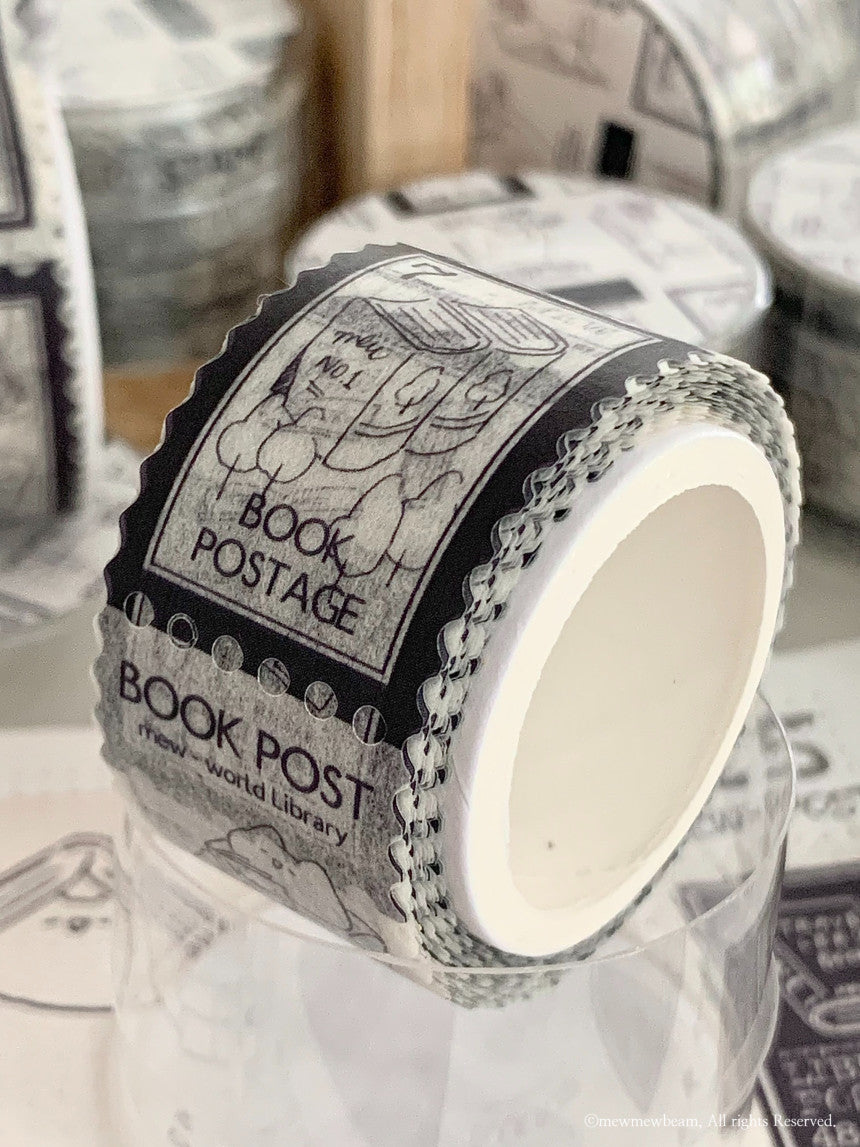 Mewmewbeam Washi Tape: Book Stamp