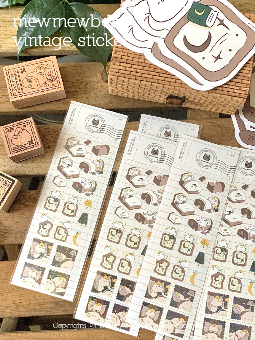 Mewmewbeam Sticker Sheet: Stay at Home Ver. 2