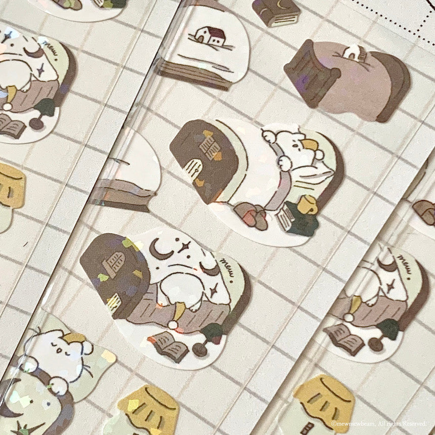 Mewmewbeam Sticker Sheet: Stay at Home Ver. 2