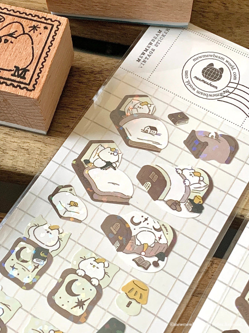 Mewmewbeam Sticker Sheet: Stay at Home Ver. 2