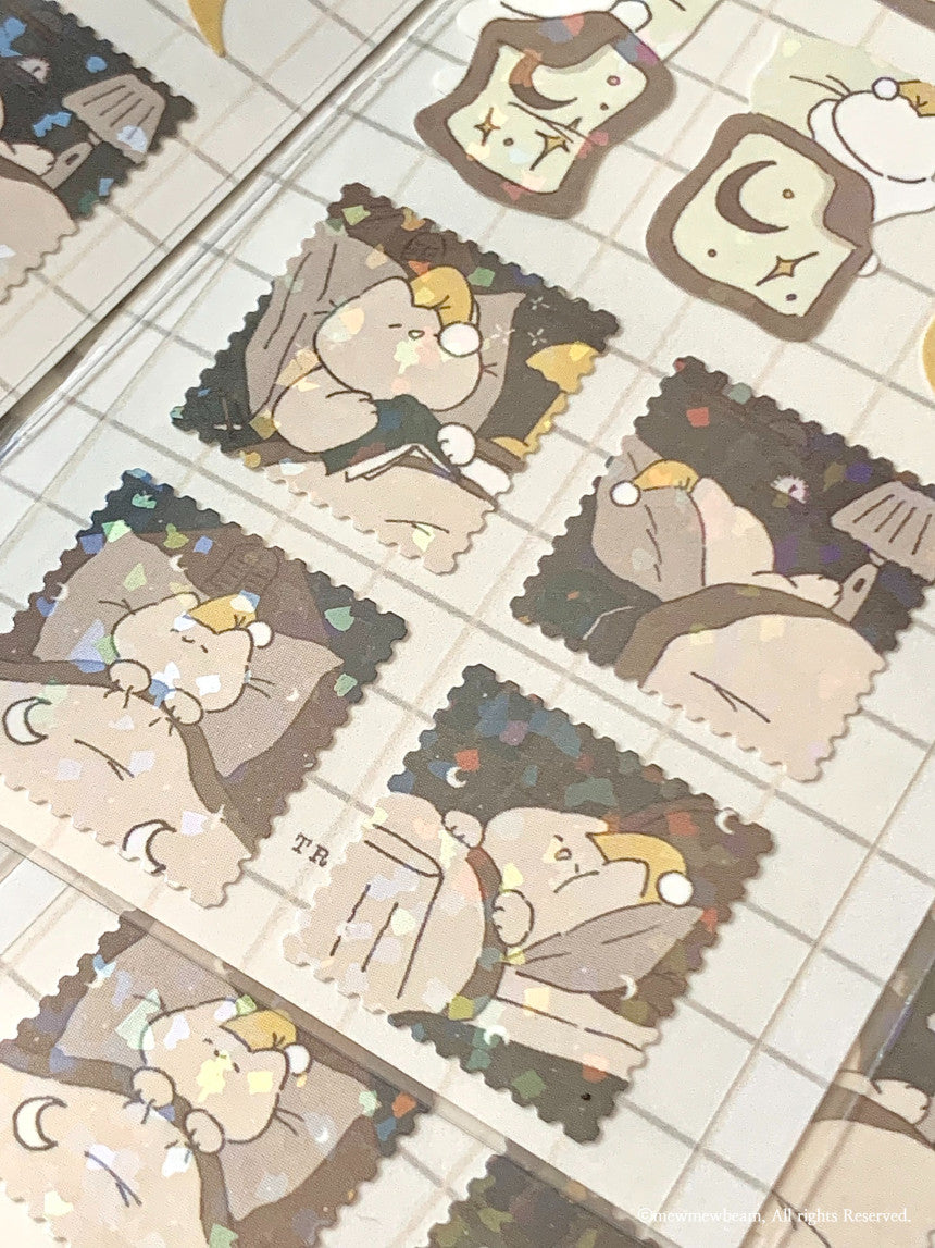 Mewmewbeam Sticker Sheet: Stay at Home Ver. 2