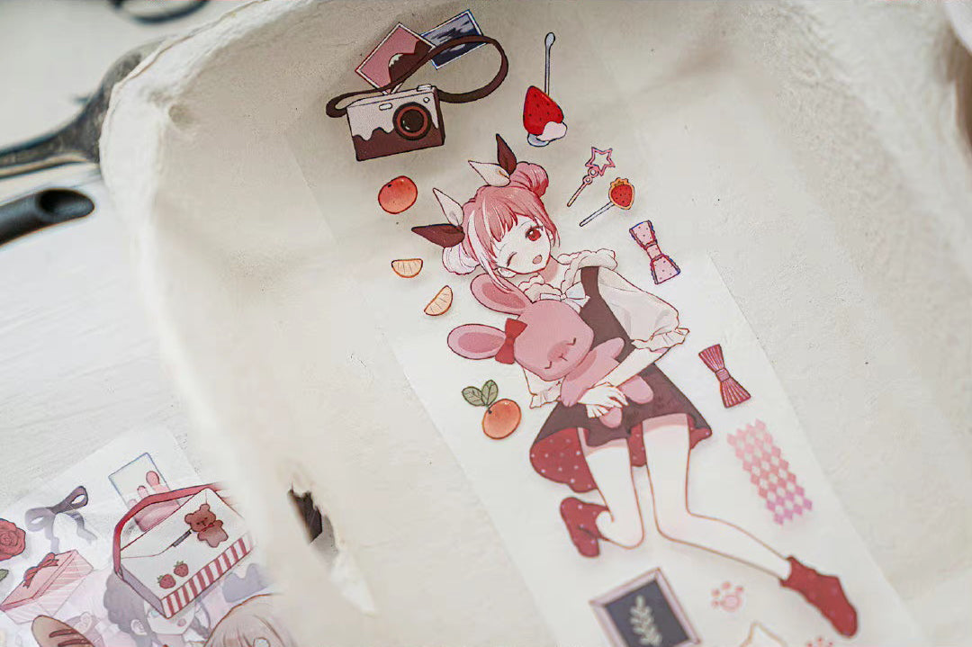 Miaopaji Masking Tape: Berry Girls