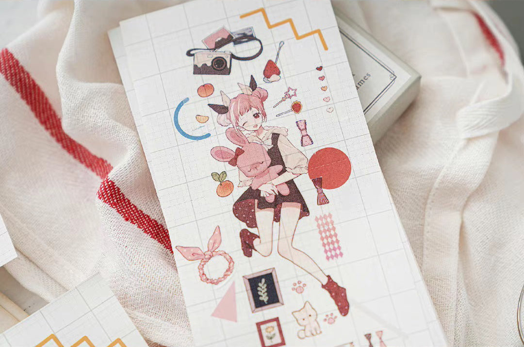 Miaopaji Masking Tape: Berry Girls