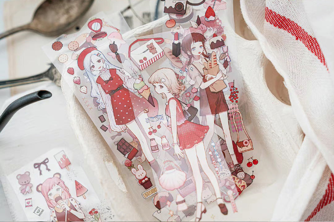 Miaopaji Masking Tape: Berry Girls