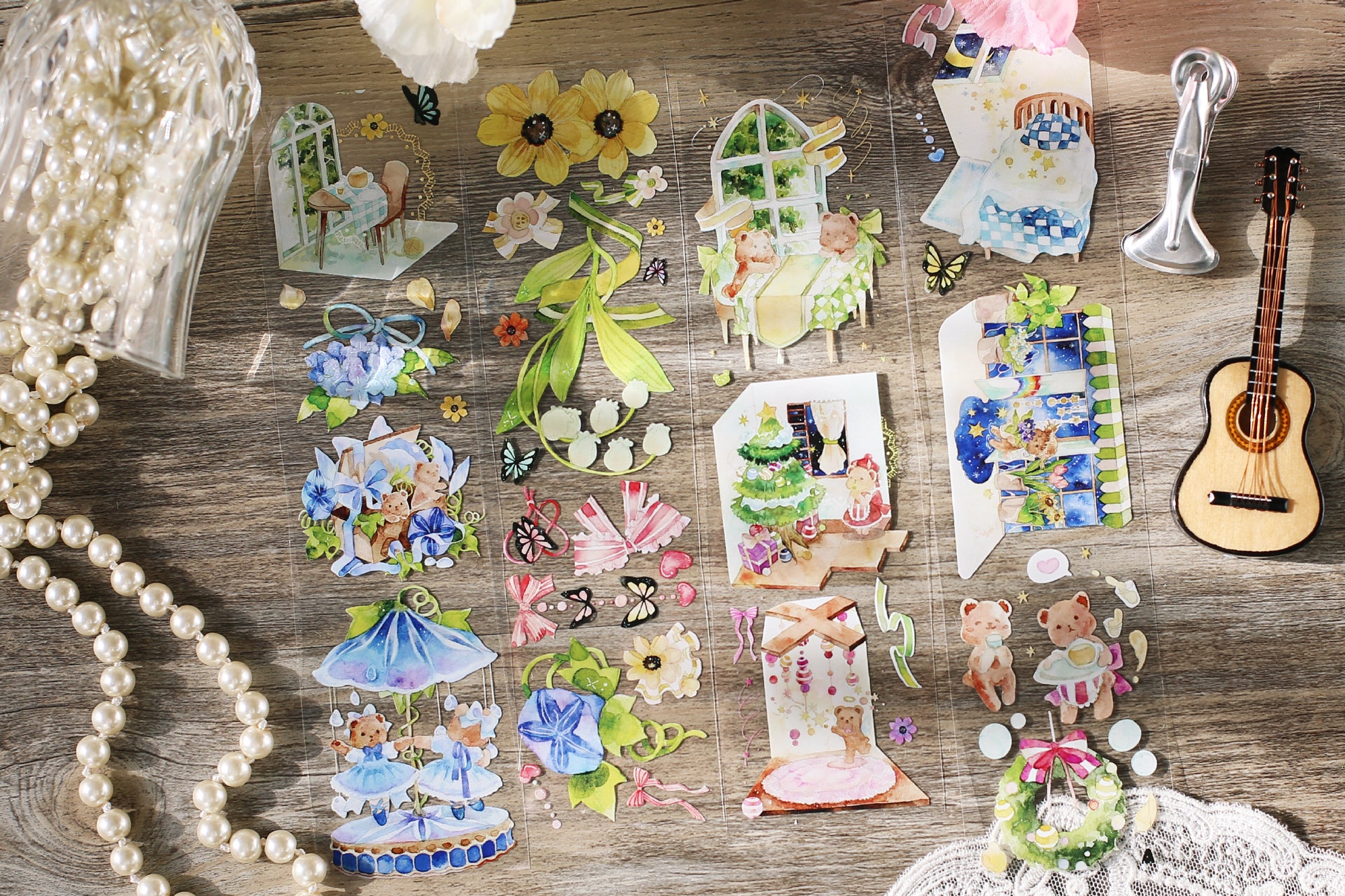 Miaopaji Masking Tape: Little Bear Village