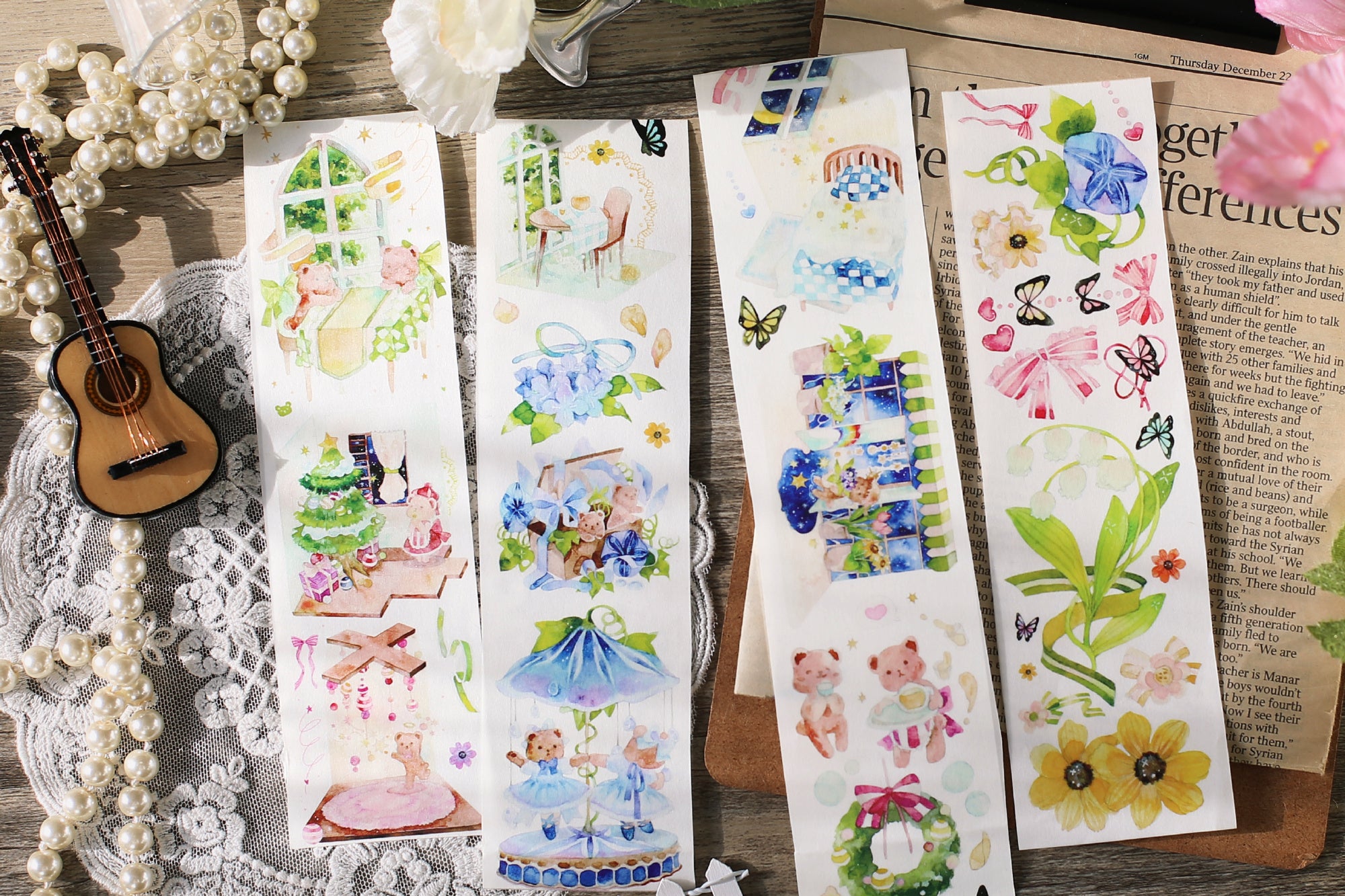 Miaopaji Masking Tape: Little Bear Village