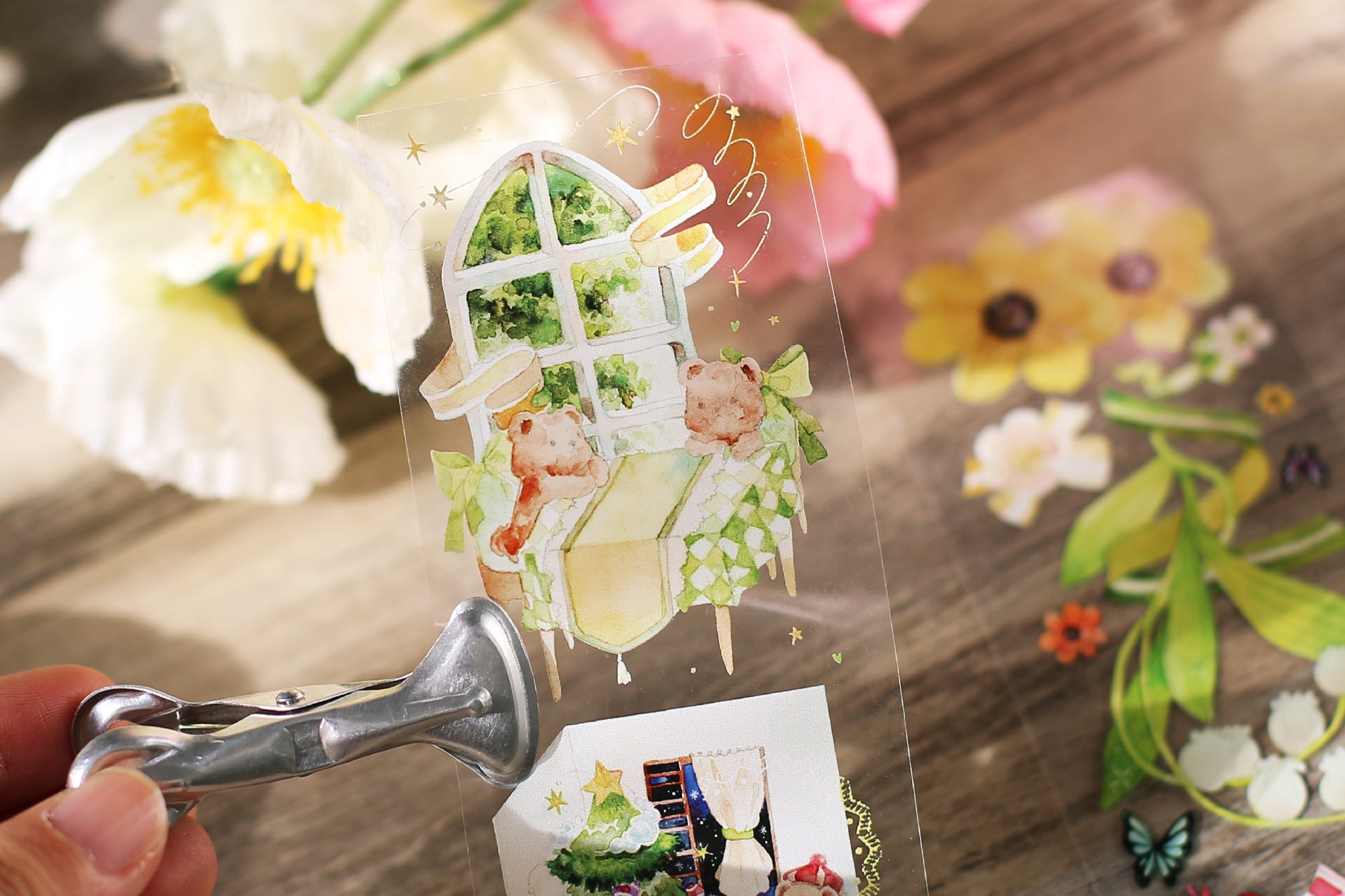 Miaopaji Masking Tape: Little Bear Village