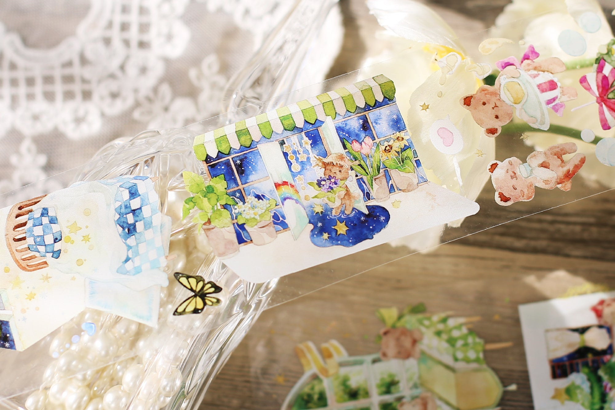 Miaopaji Masking Tape: Little Bear Village