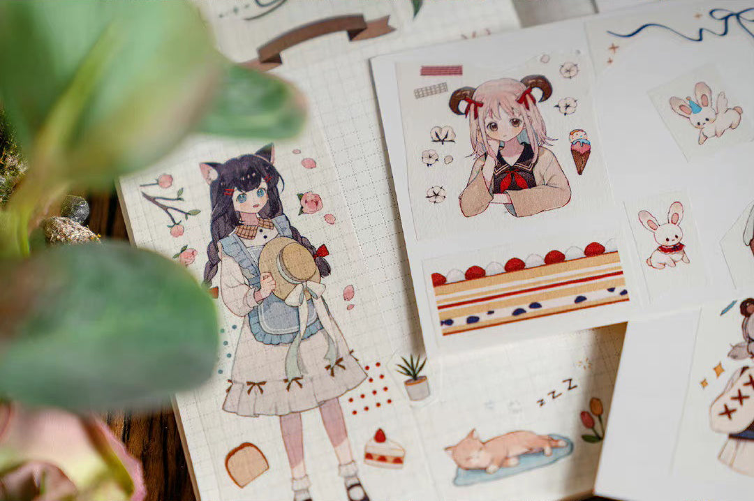 Miaopaji Masking Tape: Strawberry Ice Cream