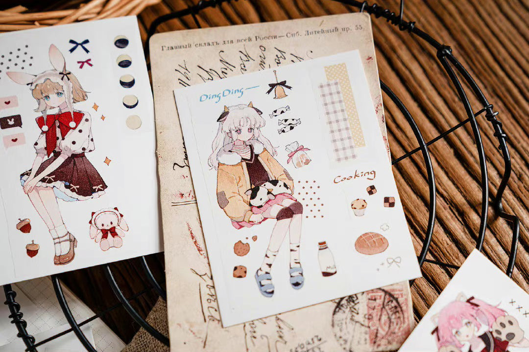 Miaopaji Masking Tape: Strawberry Ice Cream