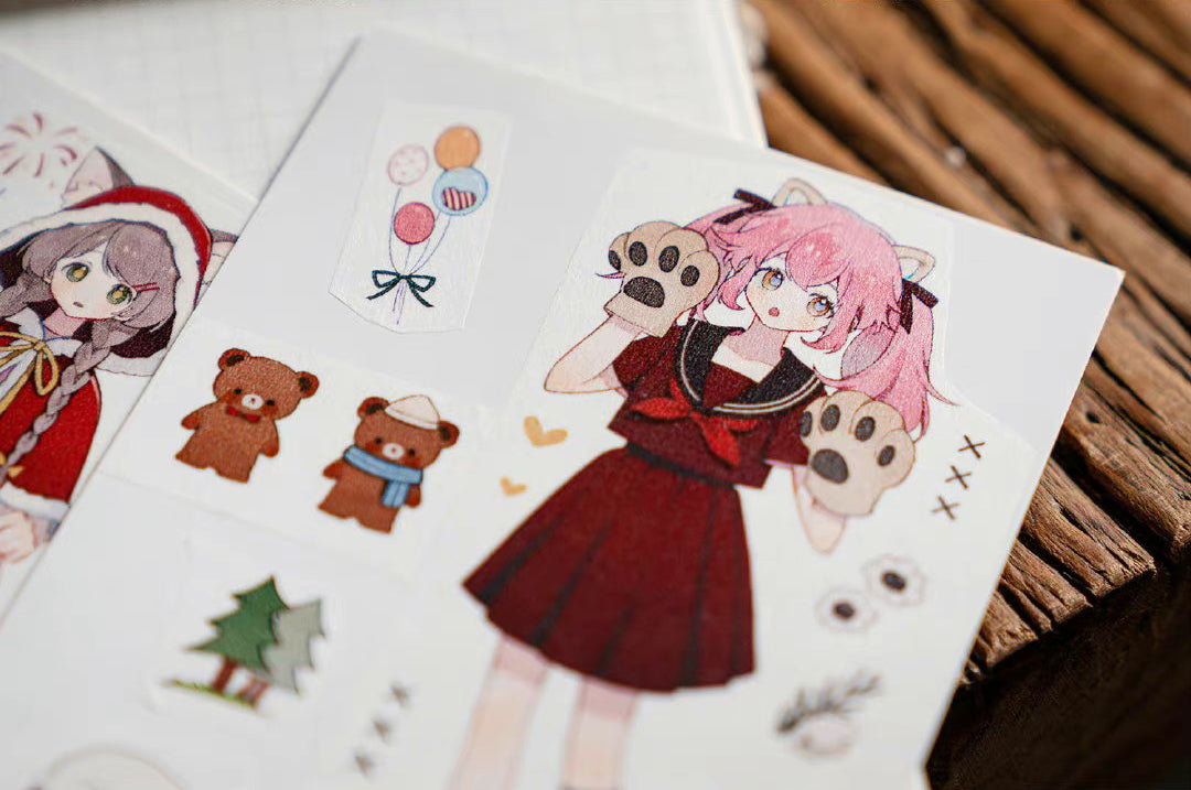 Miaopaji Masking Tape: Strawberry Ice Cream