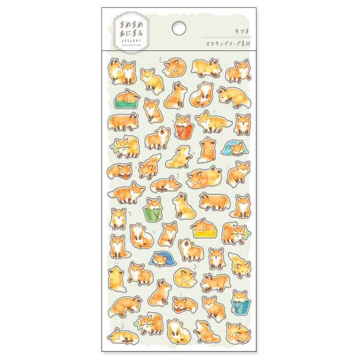 Mind Wave Sticker Sheet: Animal Beans A
