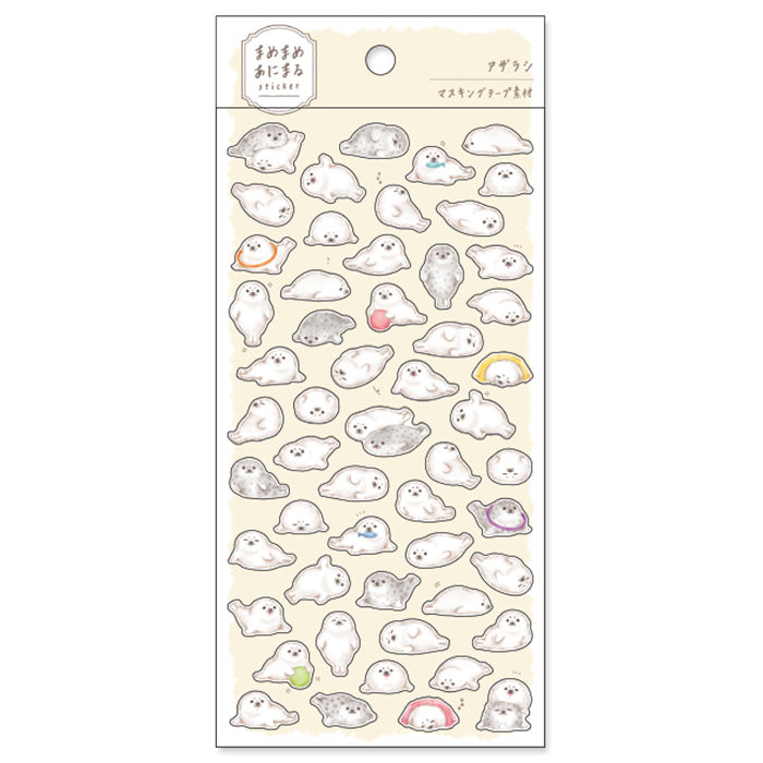 Mind Wave Sticker Sheet: Animal Beans A