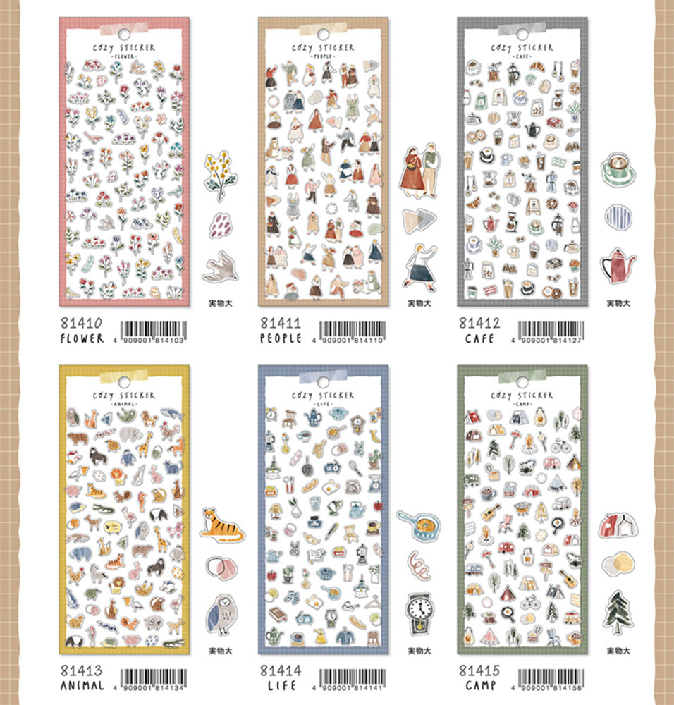 Mind Wave Sticker Sheet: Cozy
