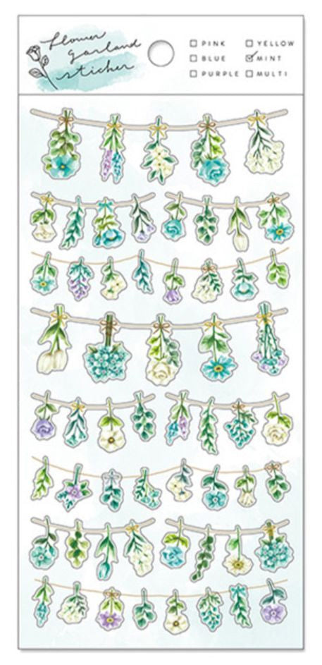 Mind Wave Sticker Sheet: Flower Garland