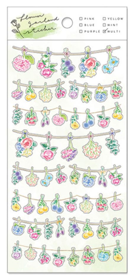 Mind Wave Sticker Sheet: Flower Garland