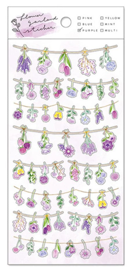 Mind Wave Sticker Sheet: Flower Garland