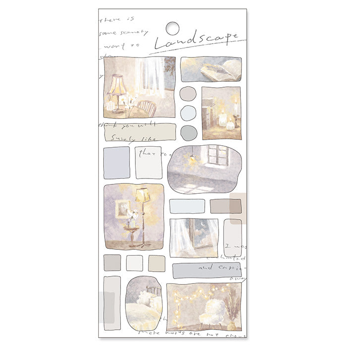 Mind Wave Sticker Sheet: Landscape