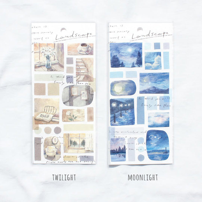 Mind Wave Sticker Sheet: Landscape