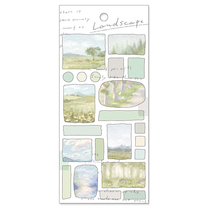 Mind Wave Sticker Sheet: Landscape