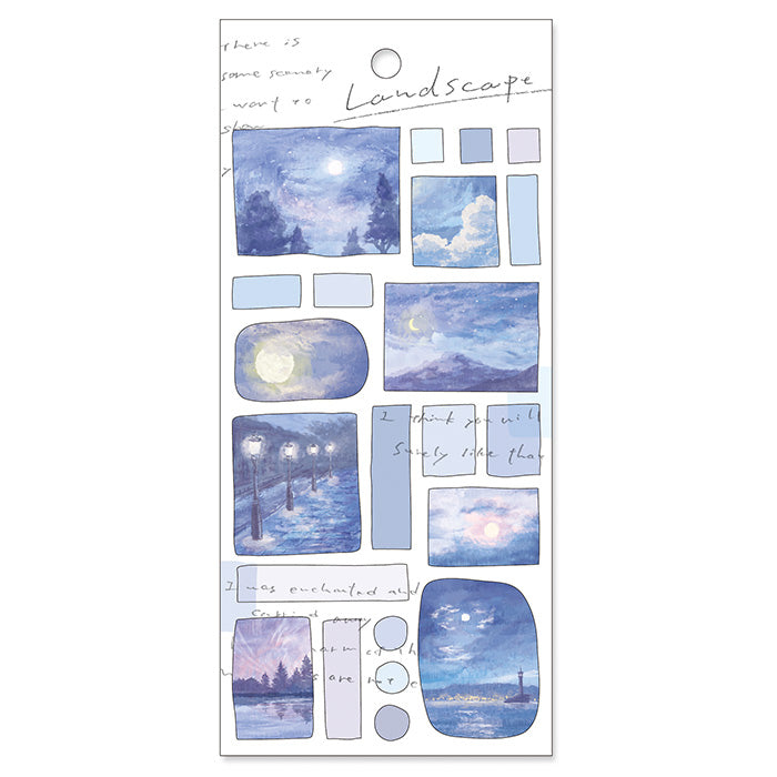 Mind Wave Sticker Sheet: Landscape