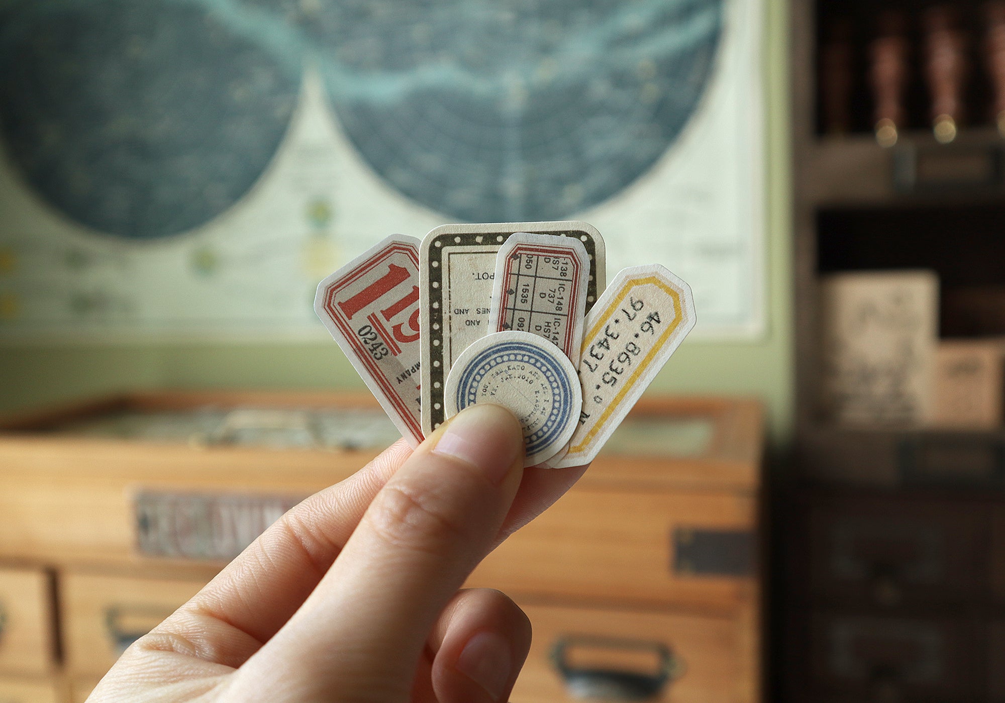 Vintage Tin Box Stickers