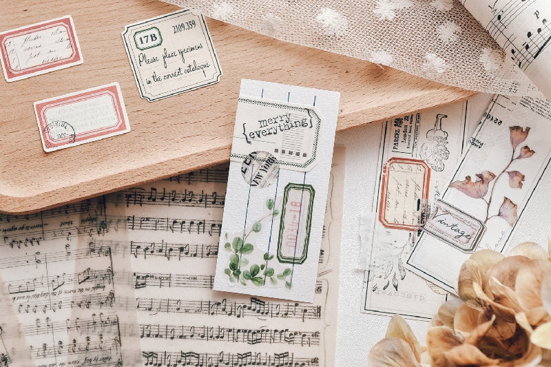 Vintage Tin Box Stickers