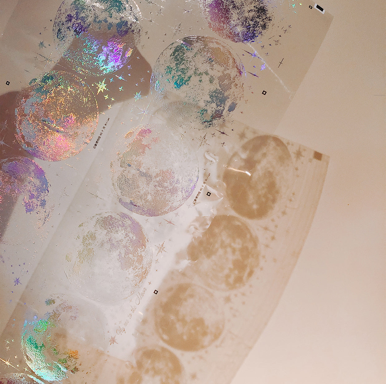 Mirage Museum Masking Tape: Der Mond (Holographic)