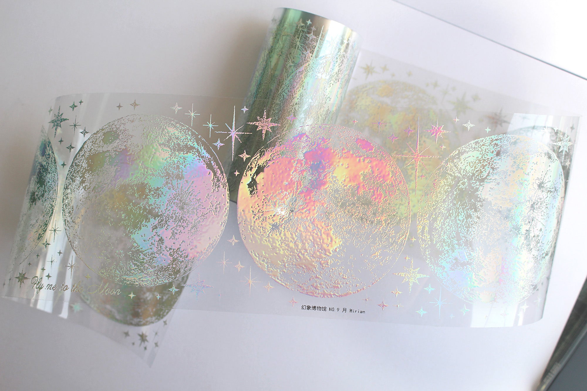 Mirage Museum Masking Tape: Der Mond (Holographic)