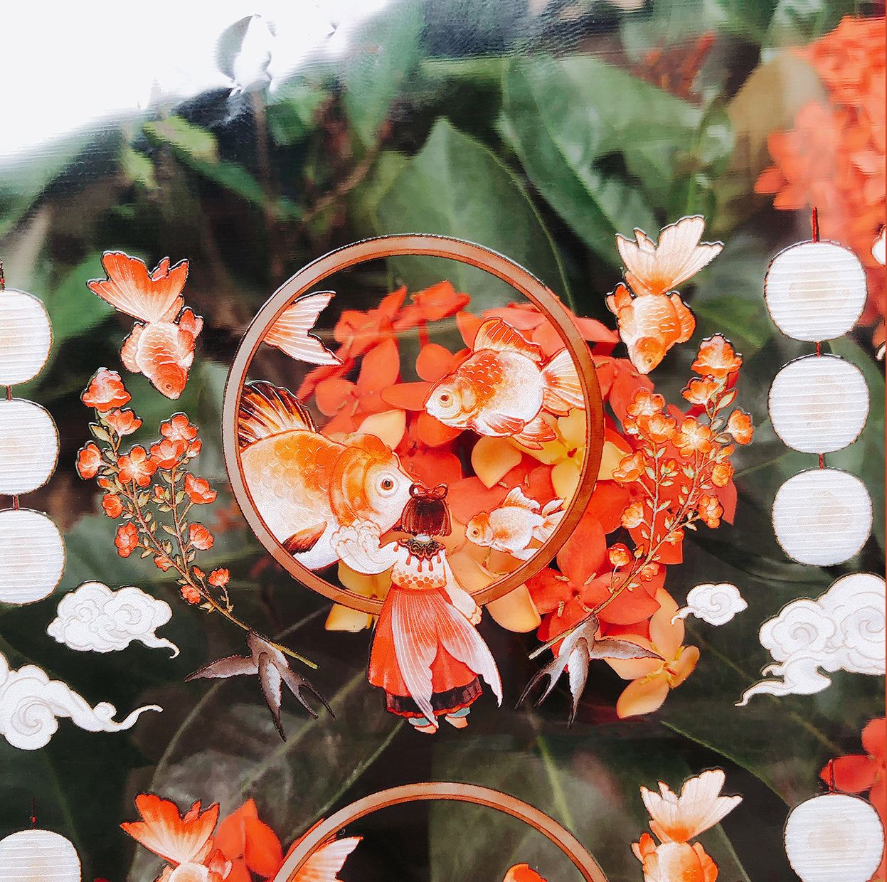 Mirage Museum Tape Sample: Goldfish Lantern
