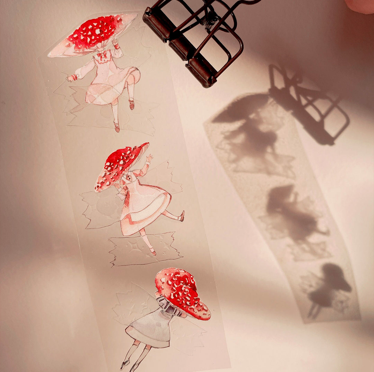 Mirage Museum Masking Tape: Mushroom Girls 1