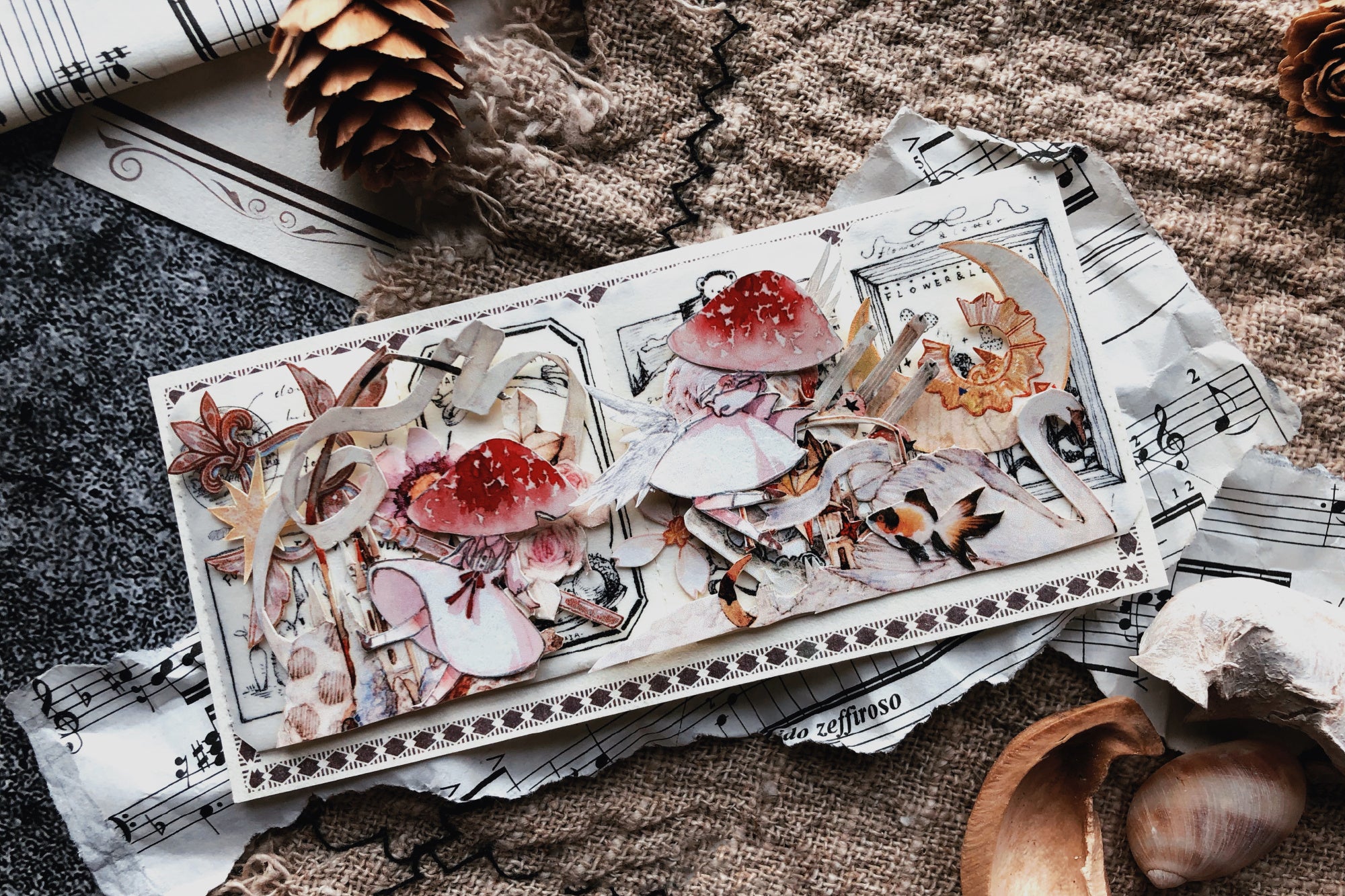 Mirage Museum Masking Tape: Mushroom Girls 1