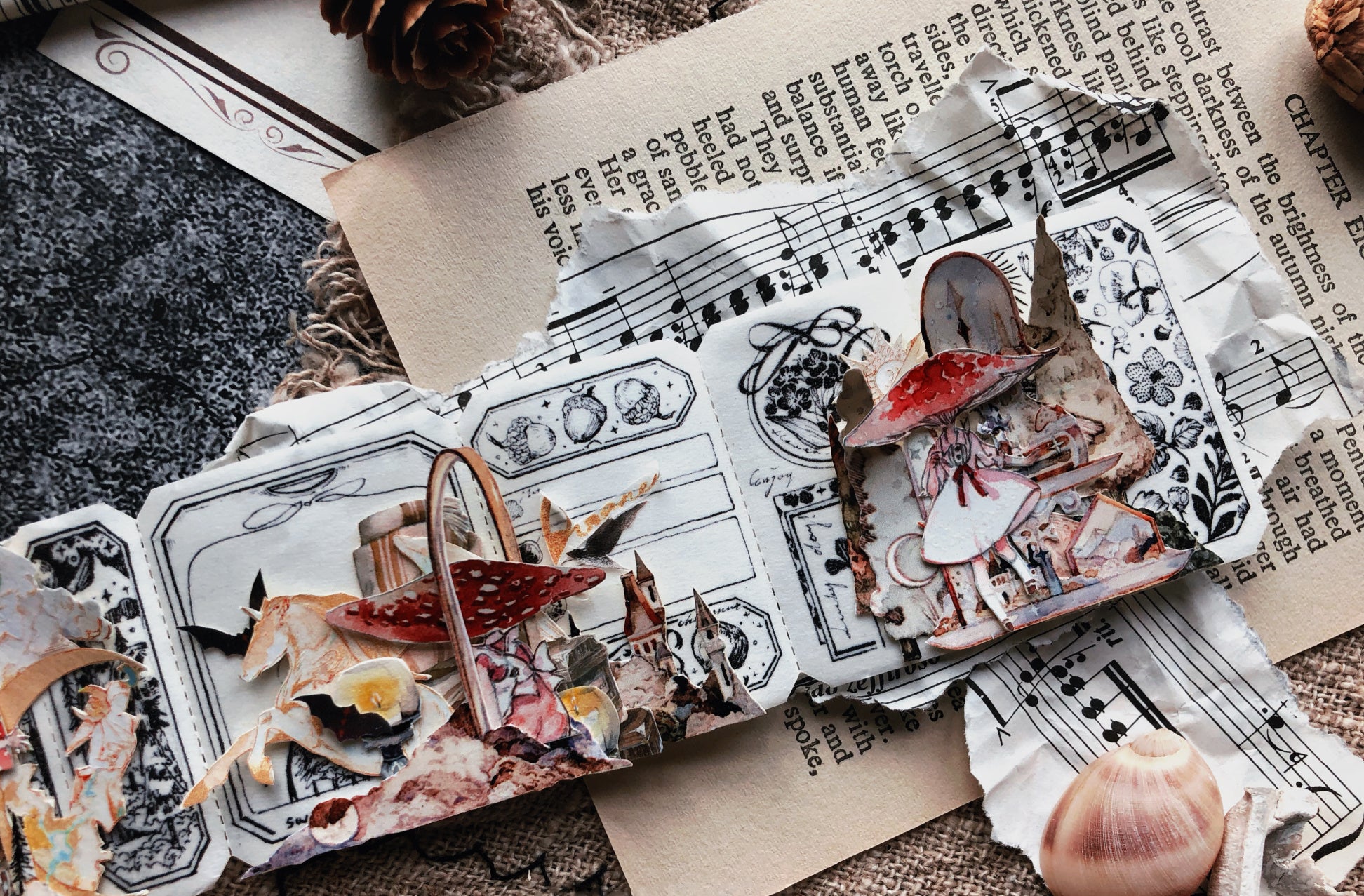 Mirage Museum Masking Tape: Mushroom Girls 1