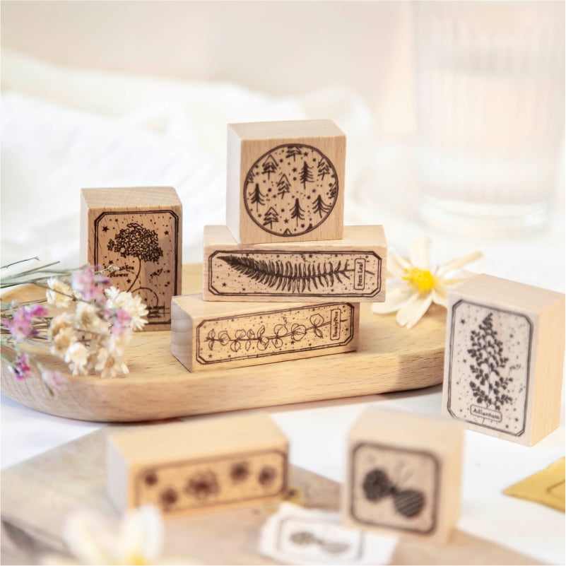 Misty Forest Series Rubber Stamps