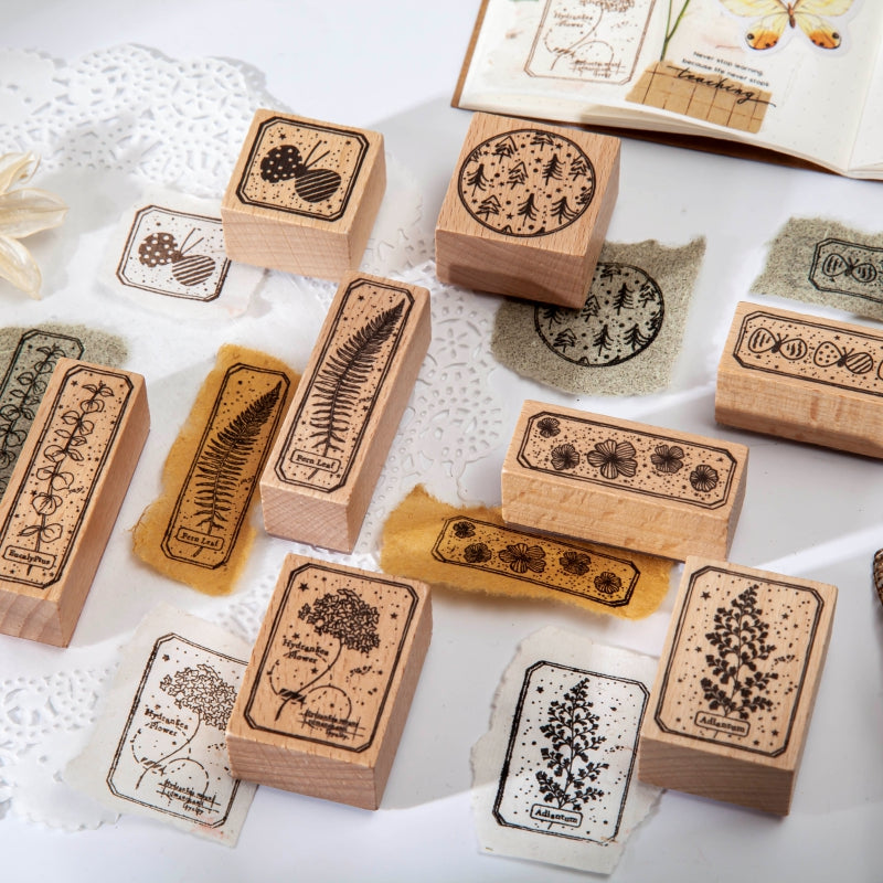 Misty Forest Series Rubber Stamps
