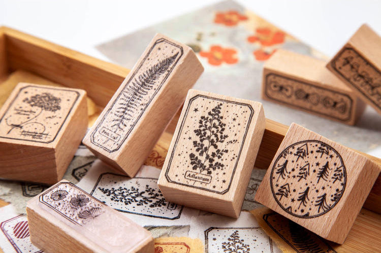 Misty Forest Series Rubber Stamps