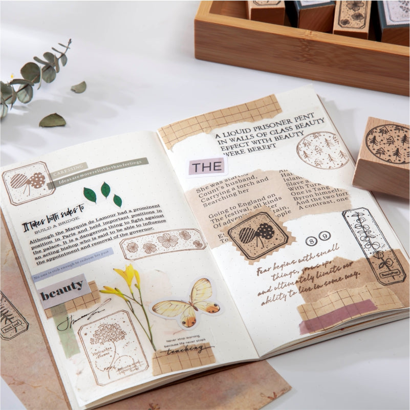 Misty Forest Series Rubber Stamps