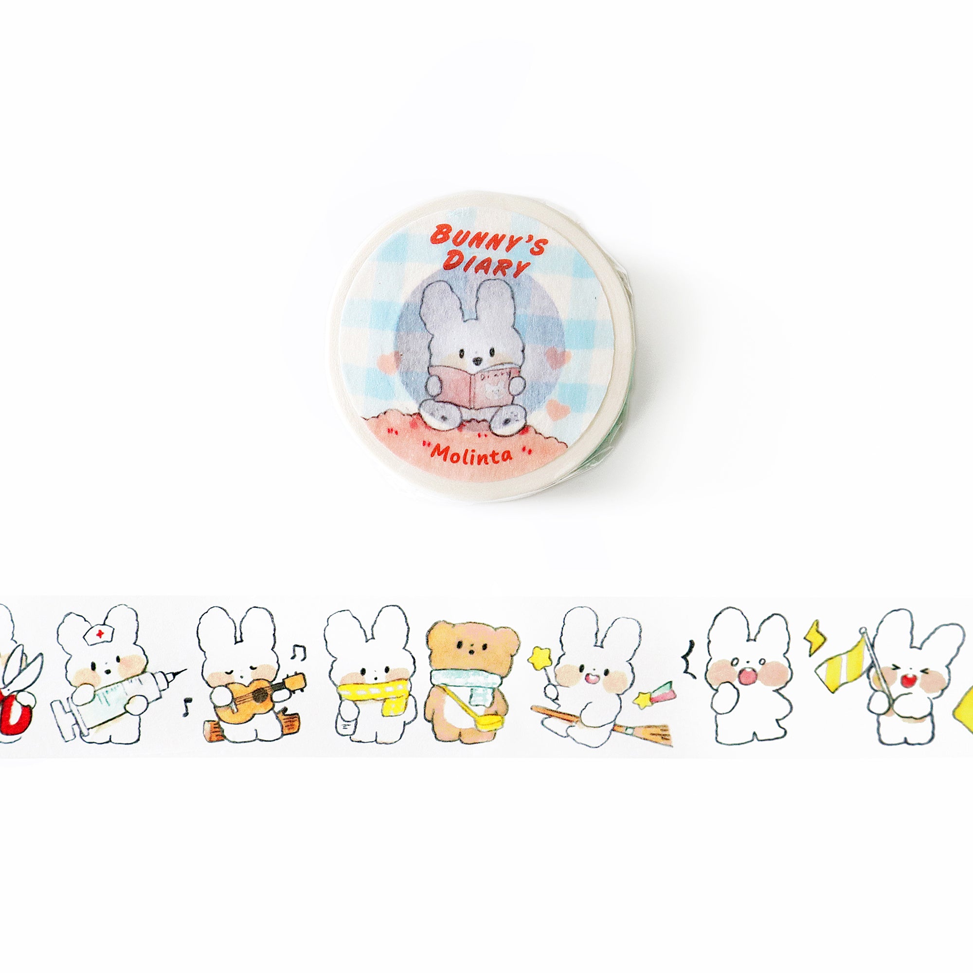 Molinta Washi Tape: Bunny's Diary
