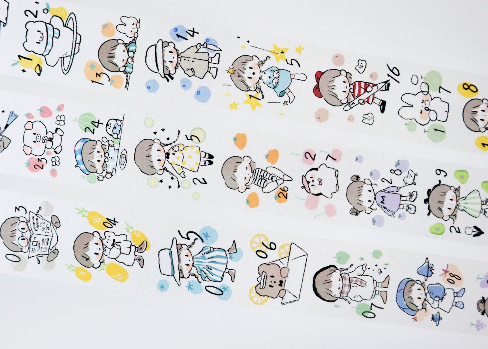 Molinta Washi Tape: Fruit Calendar