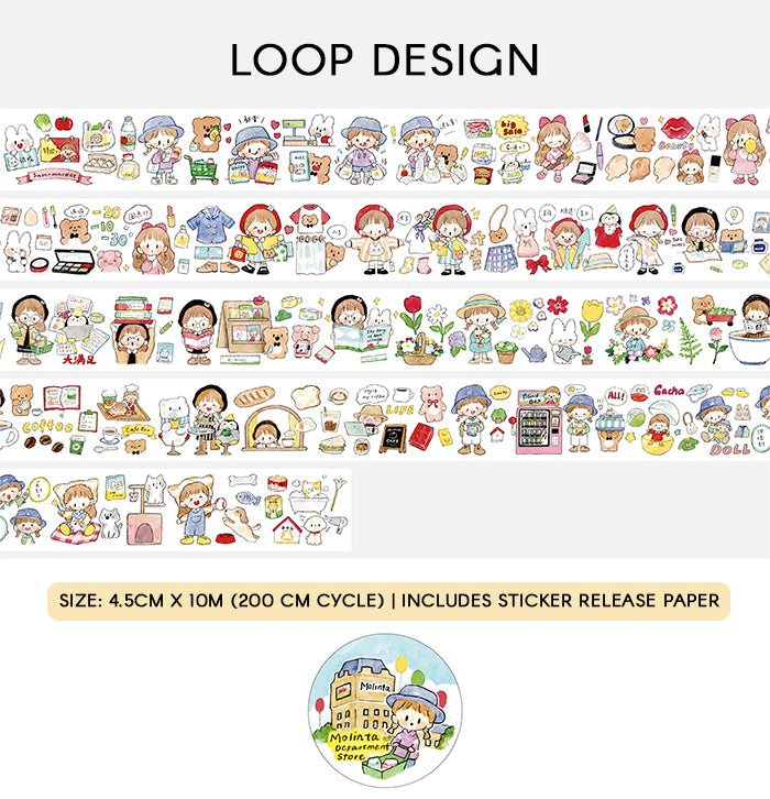 Molinta Washi Tape: Department Store