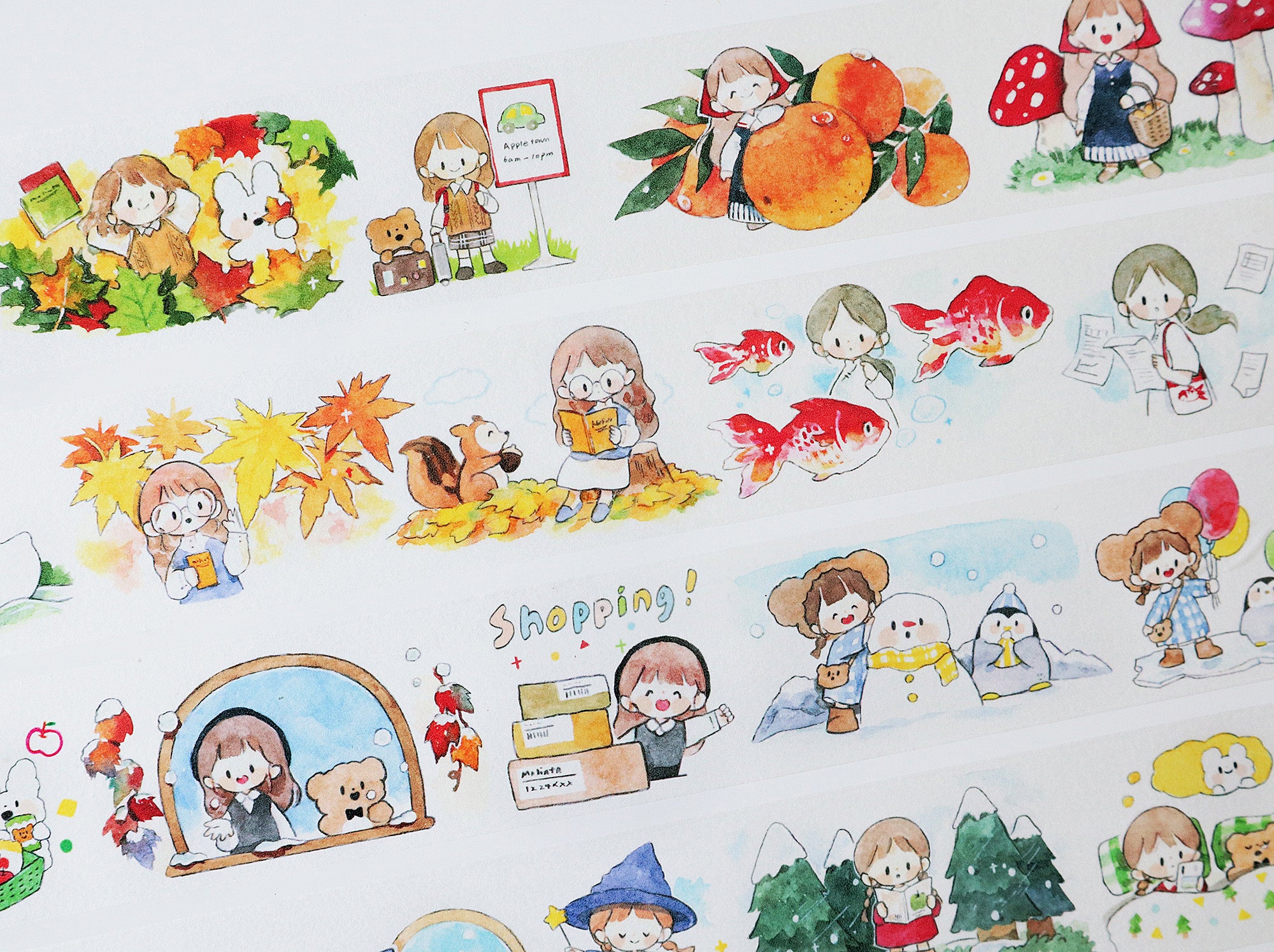 Molinta Washi Tape: Four Seasons