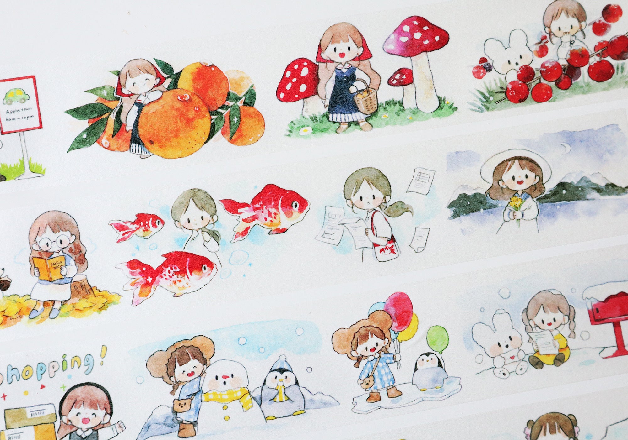 Molinta Washi Tape: Four Seasons