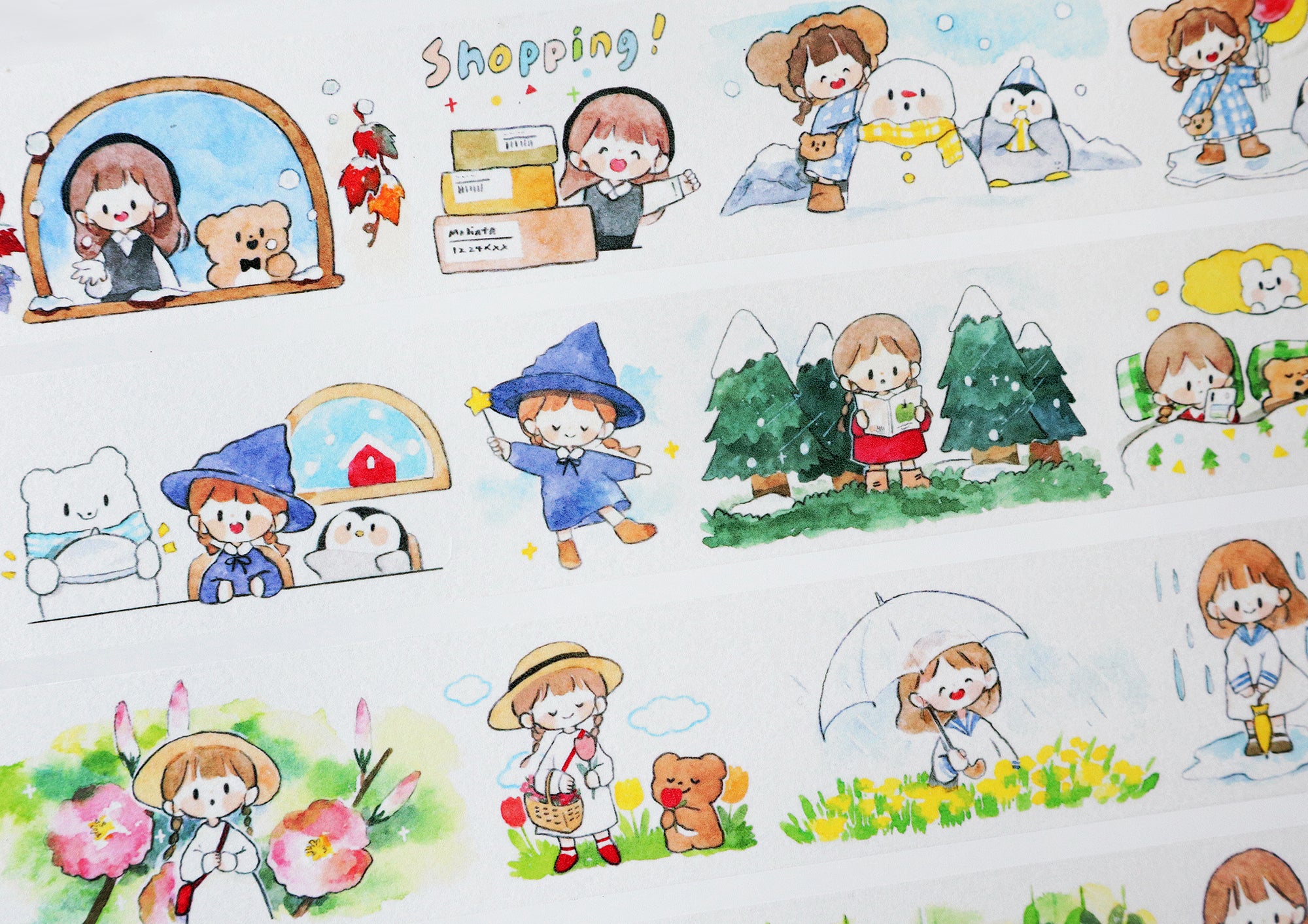 Molinta Washi Tape: Four Seasons