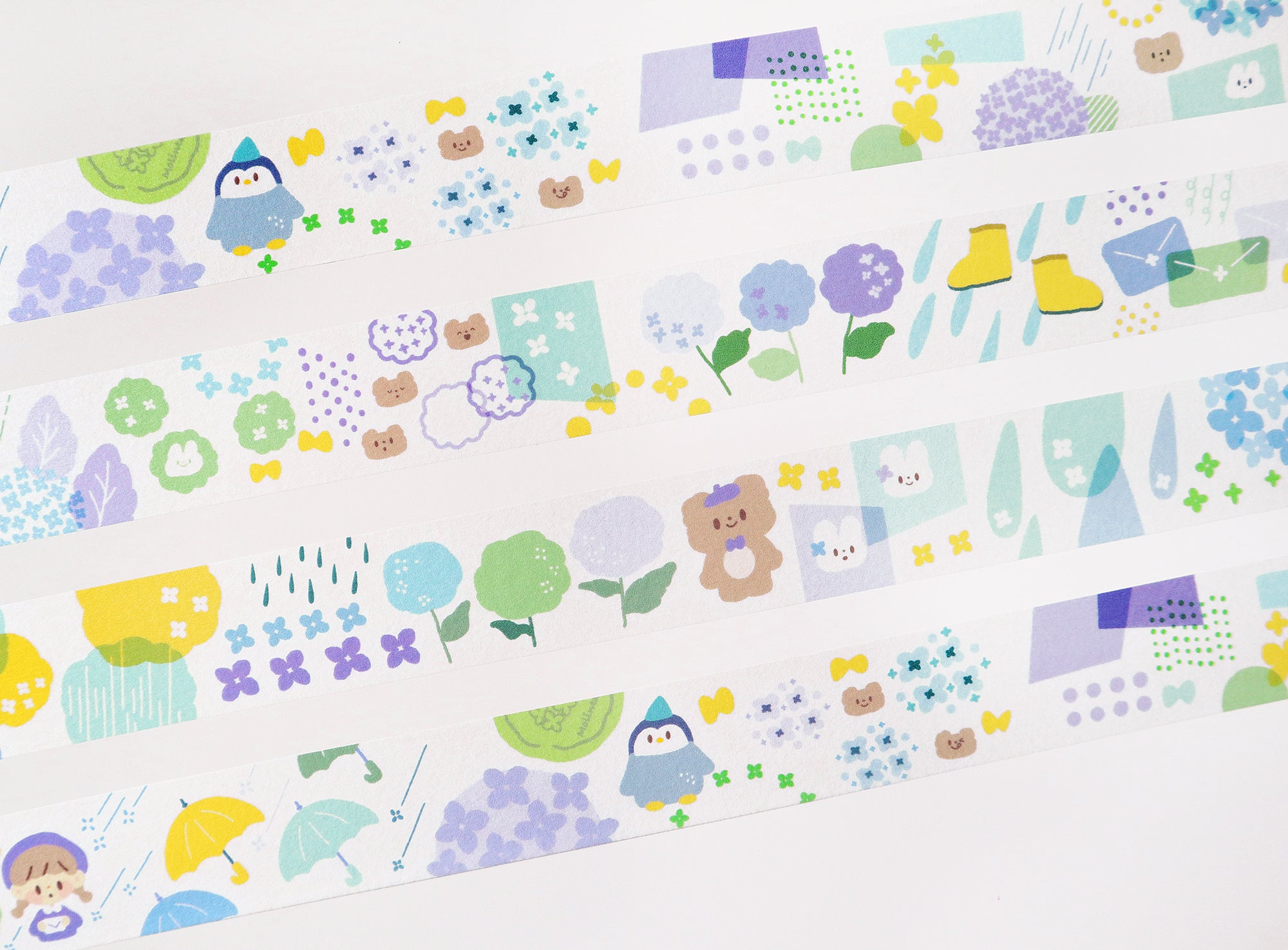 Molinta Washi Tape: Hydrangea Letter