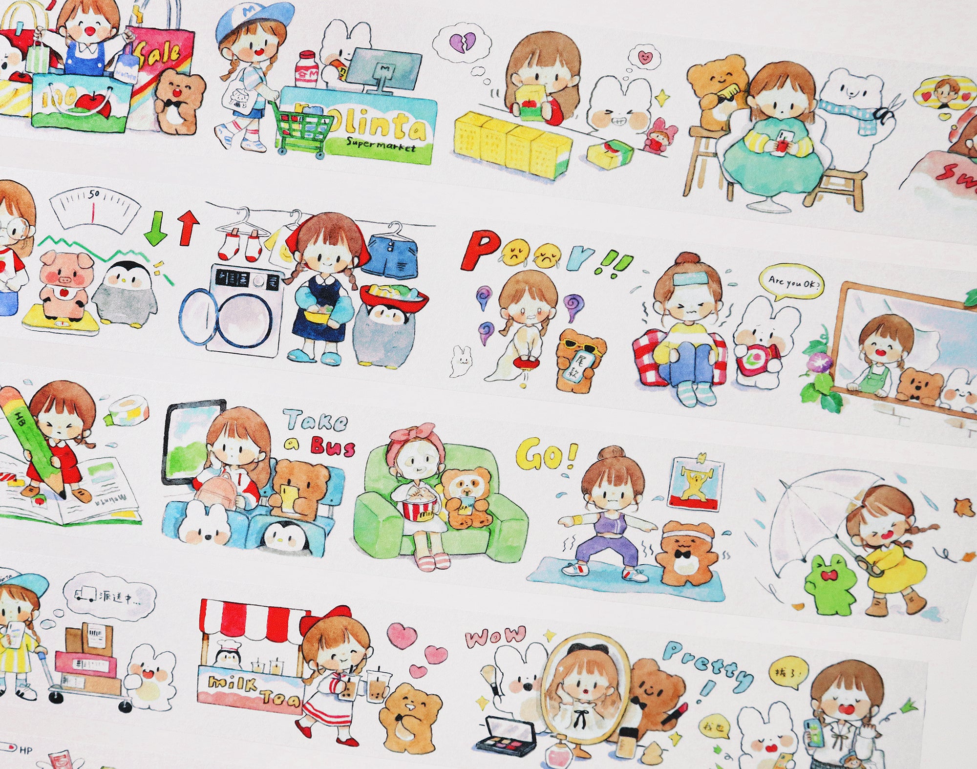 Molinta Washi Tape: One Day