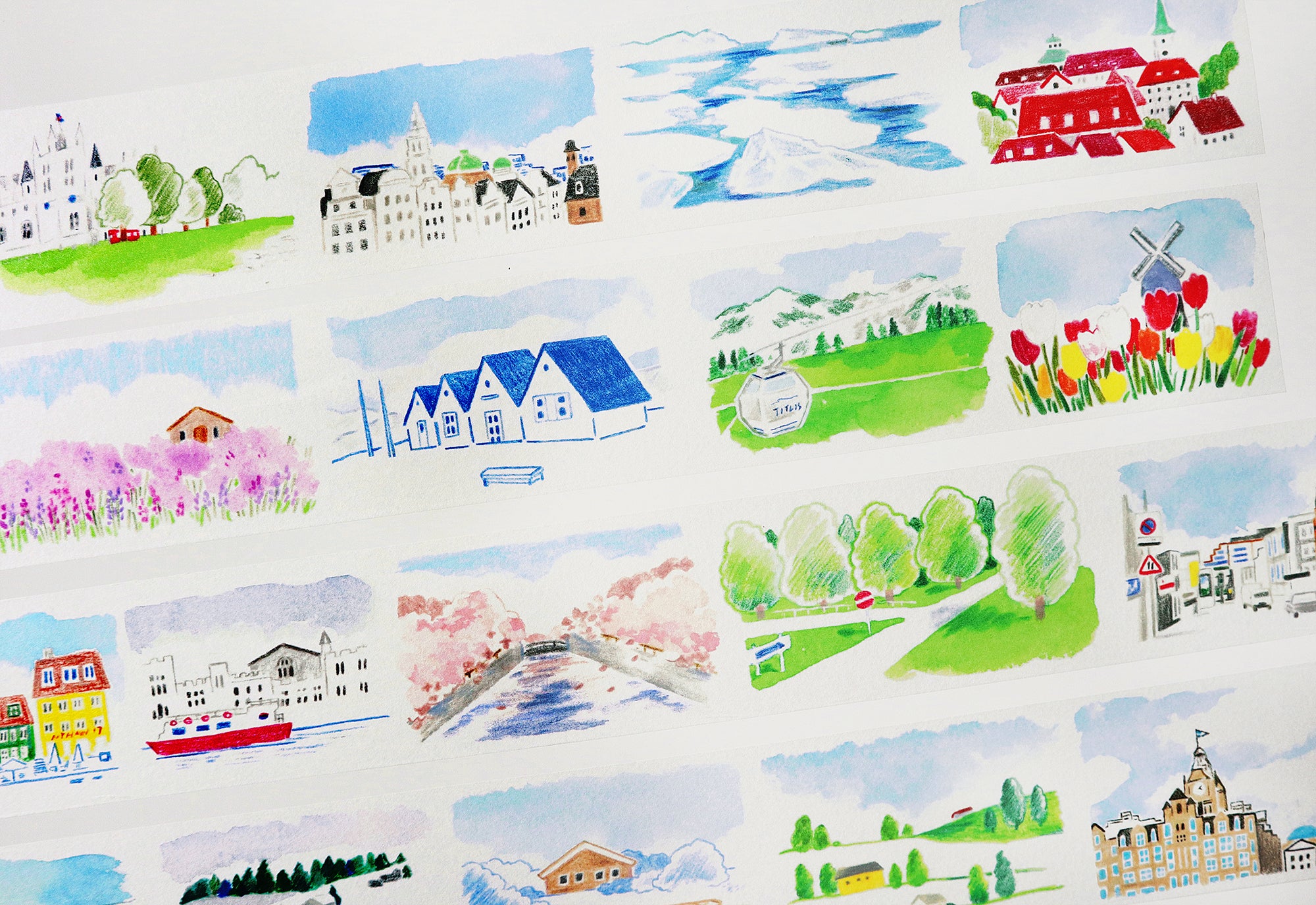 Molinta Washi Tape: The Scenery