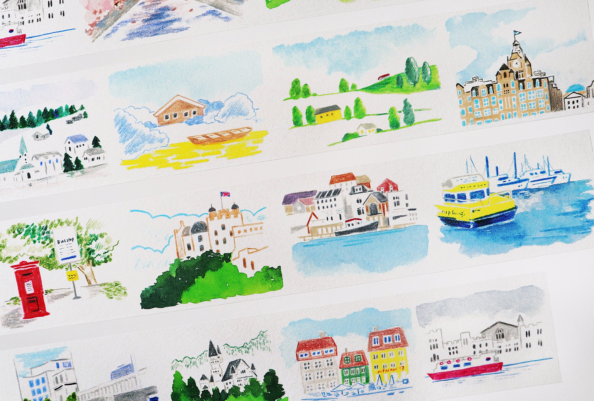 Molinta Washi Tape: The Scenery