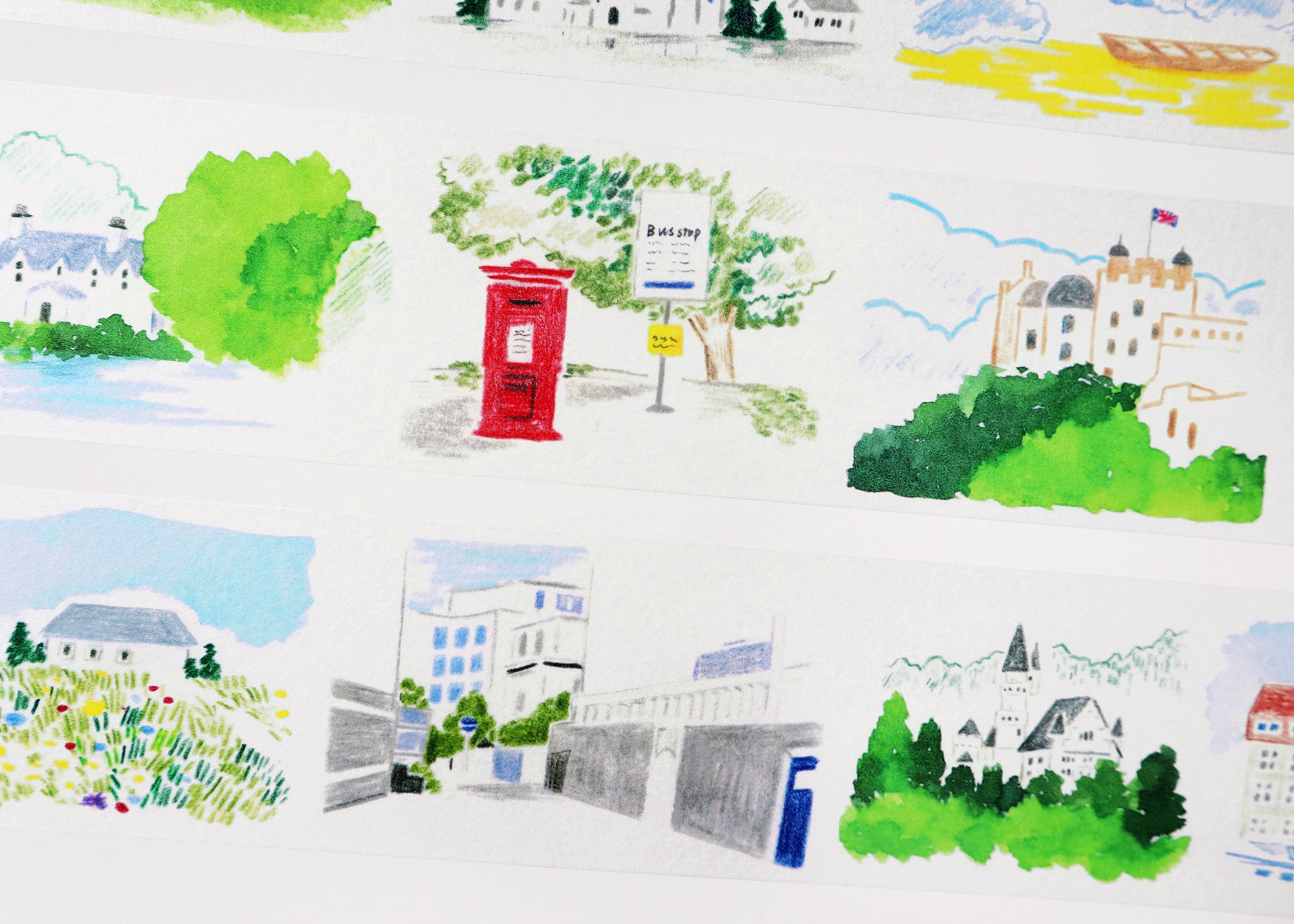 Molinta Washi Tape: The Scenery