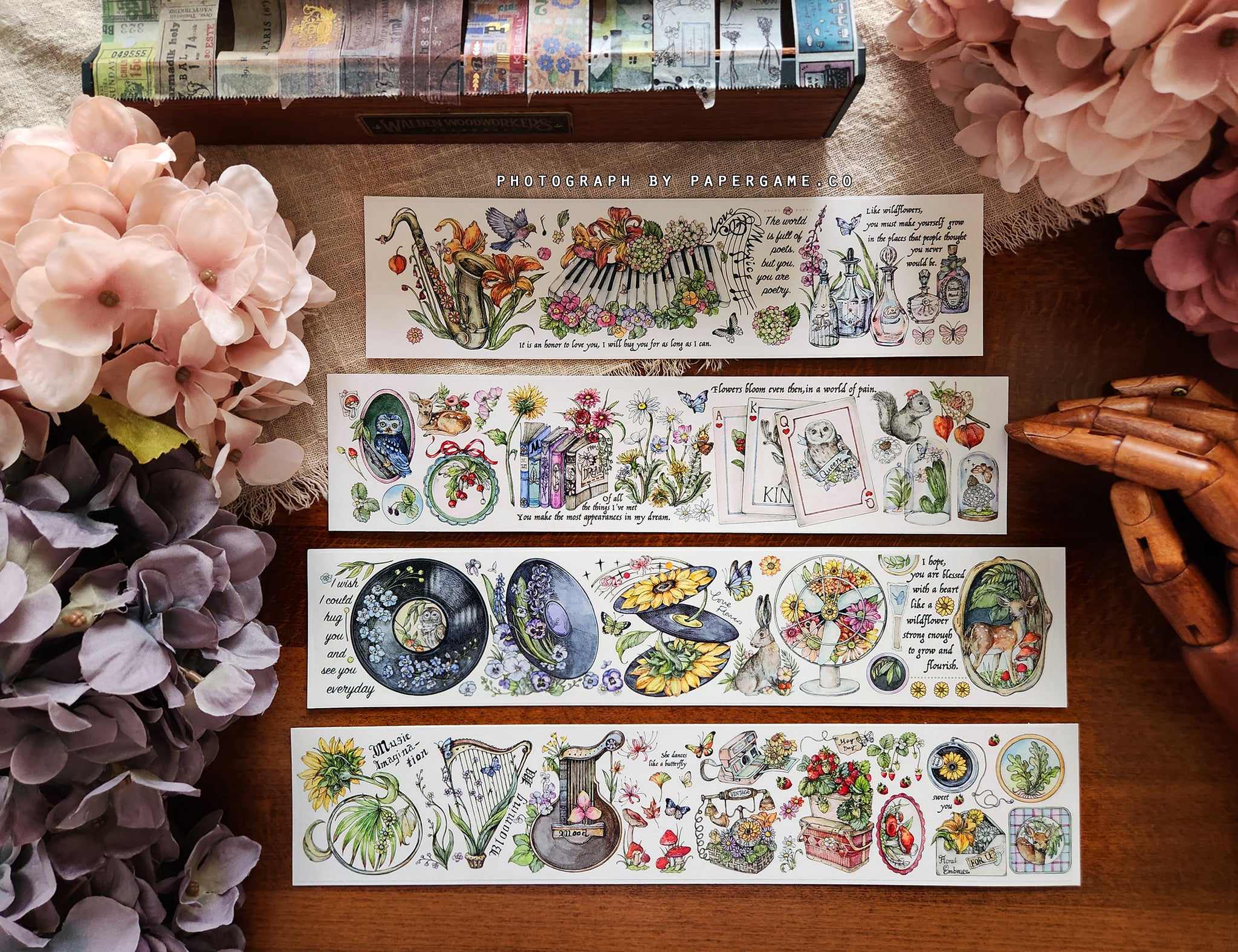 Moodtape: Flowers and Music Masking Tape