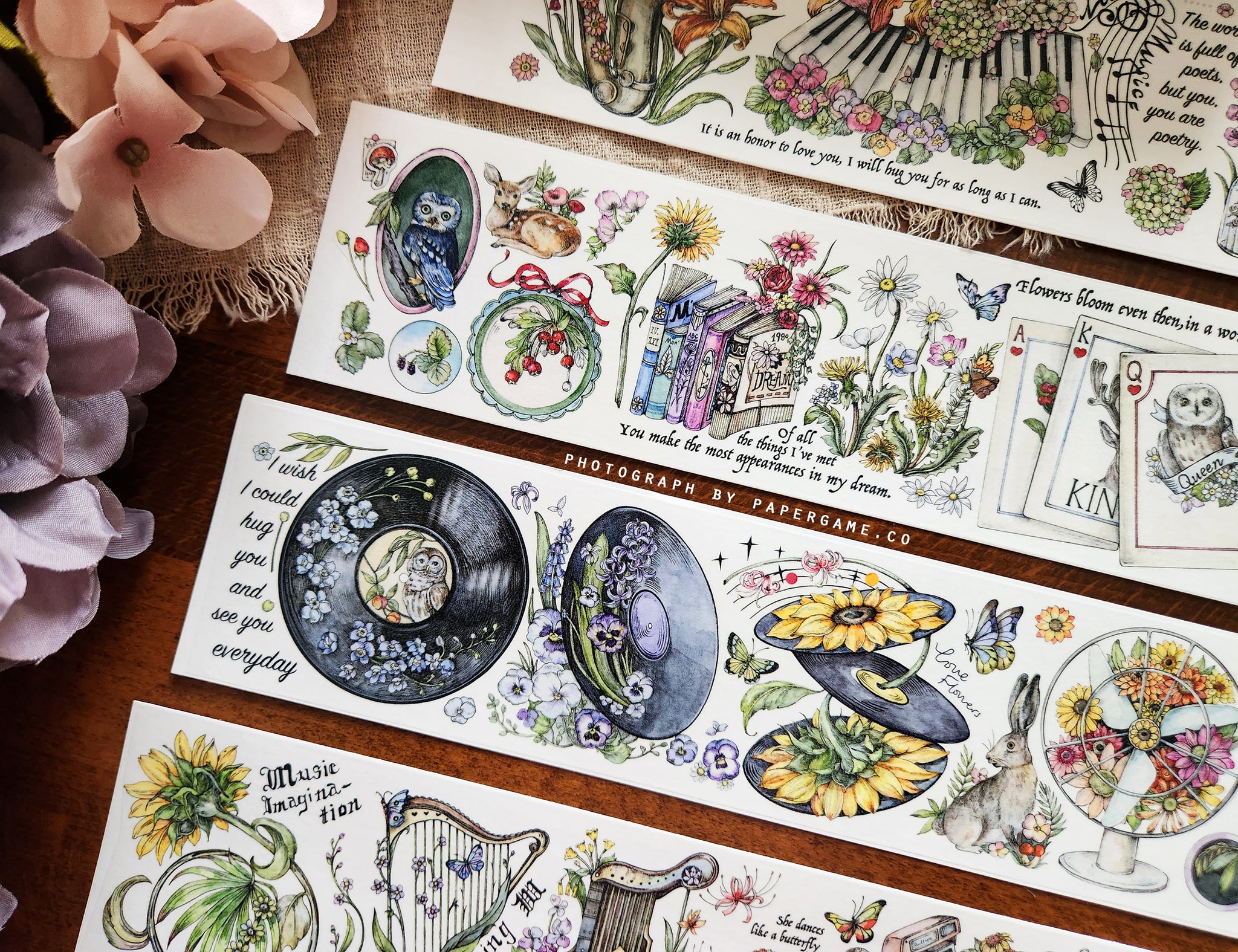 Moodtape: Flowers and Music Masking Tape